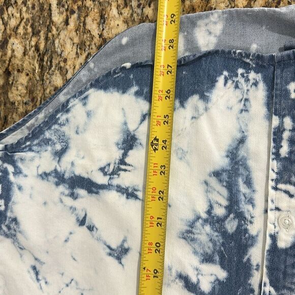 WEAR CISCO The Crop Shirt Denim / Cloud Tie Dye Long Sleeve Size M/L - Picture 11 of 11